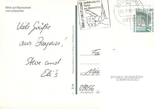 AK / Ansichtskarte Bayrischzell Leitzachtal Drachenflieger Bayrischzell