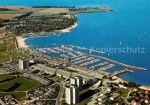 AK / Ansichtskarte Schilksee Fliegeraufnahme Olympia Zentrum Strande Schilksee