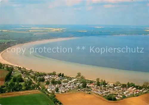 AK / Ansichtskarte Wiek_Ruegen Fliegeraufnahme Wohlenberger Camping Wiek_Ruegen