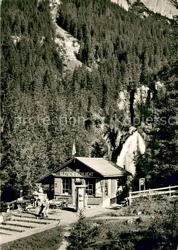 AK / Ansichtskarte Rosenlaui_BE Rosenlauischlucht Schluchthuette Rosenlaui_BE