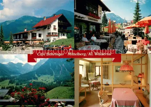 AK / Ansichtskarte Mittelberg_Kleinwalsertal Cafe Behringer  Mittelberg_Kleinwalsertal