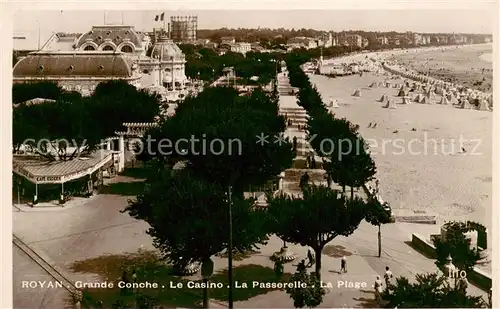 AK / Ansichtskarte Royan_17 Grande Conche Le Casino La Passerelle La Plage 