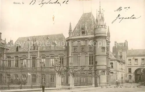 AK / Ansichtskarte Douai_59 Aile de lHotel de Ville 