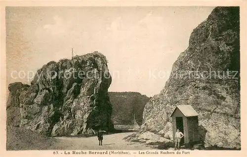 AK / Ansichtskarte Morbihan_Region La Roche Bernard Les Grands Rochers du Port 