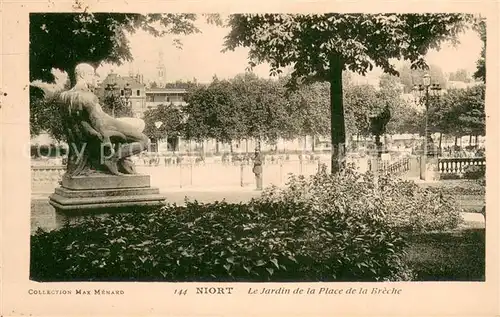 AK / Ansichtskarte Niort_79 Le Jardin de la Place de la Breche 