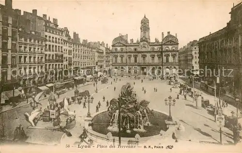 AK / Ansichtskarte Lyon_France Place des Terreaux Lyon France