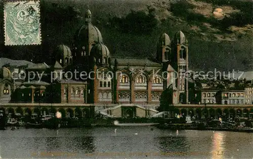 AK / Ansichtskarte Marseille_Bouches du Rhone La Cathedrale prise de la Jetee de la Joliette Marseille
