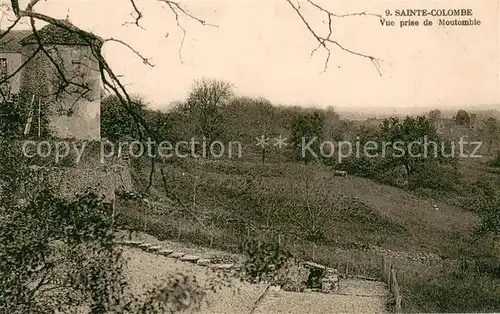 AK / Ansichtskarte Sainte Colombe_Yonne Vue prise de Moutomble Sainte Colombe Yonne