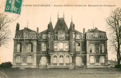 AK / Ansichtskarte Asnieres sous Bois Ancien Chateau feodal du Marquis de Gourgues Asnieres sous Bois