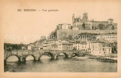 AK / Ansichtskarte Beziers Vue generale Beziers