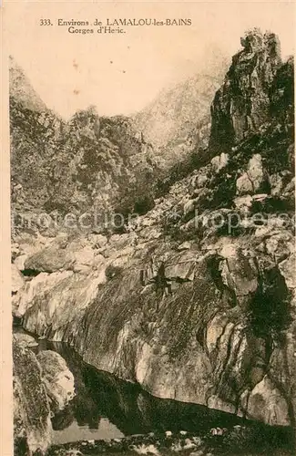 AK / Ansichtskarte Lamalou les Bains Gorges d Heric Lamalou les Bains