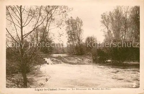 AK / Ansichtskarte Ligny le Chatel Le Deversoir du Moulin des Fees Ligny le Chatel