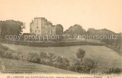 AK / Ansichtskarte Ciboure Chateau d Elhorriaga Abbadie d Arrast Ciboure