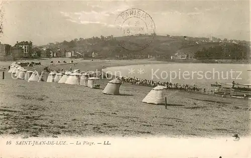AK / Ansichtskarte Saint Jean de Luz La plage Saint Jean de Luz