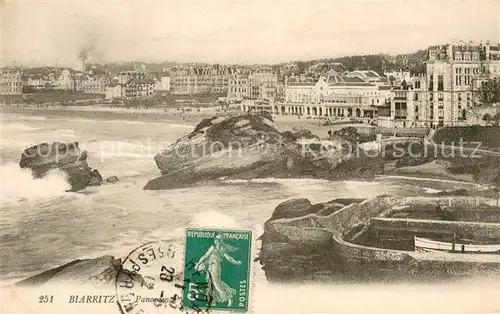 AK / Ansichtskarte Biarritz_Pyrenees_Atlantiques Panorama Biarritz_Pyrenees