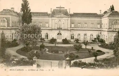 AK / Ansichtskarte Montargis_Loiret Hotel de Ville Montargis Loiret