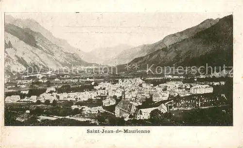 AK / Ansichtskarte Saint Jean de Maurienne Vue generale et les Alpes Saint Jean de Maurienne