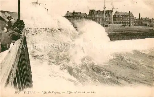 AK / Ansichtskarte Dieppe_76 Effet de vagues 