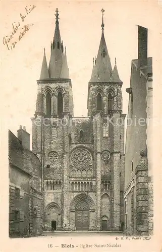 AK / Ansichtskarte Blois_41 Eglise Saint Nicolas 