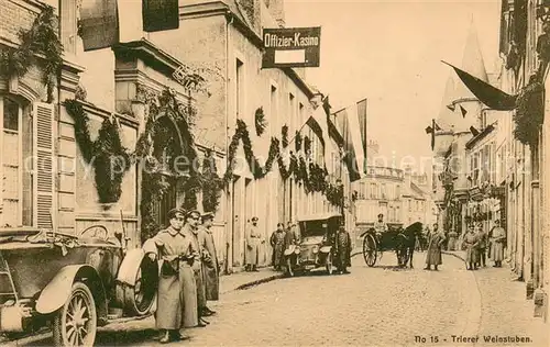 AK / Ansichtskarte Trier Trierer Weinstuben Offizier Kasino Trier
