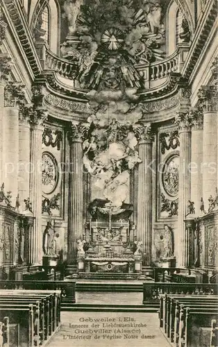 AK / Ansichtskarte Gebweiler_Elsass Liebfrauenkirche Inneres Gebweiler_Elsass