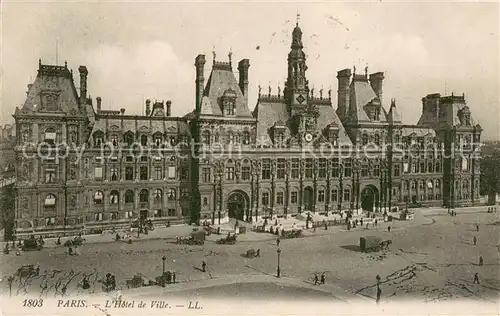AK / Ansichtskarte Paris Hotel de Ville Paris