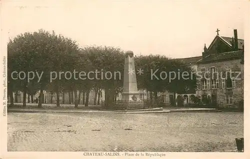 AK / Ansichtskarte Chateau Salins_57 Place de la Republique 