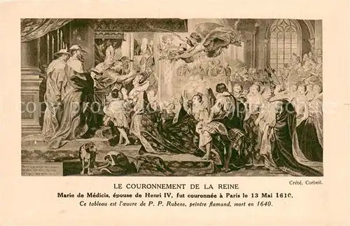 AK / Ansichtskarte Sainte Reine_Chambery Marie de Medicis epouse de Henri IV fut couronnee a Paris le 13 Mais 1610 Sainte Reine Chambery