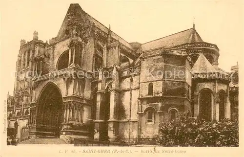 AK / Ansichtskarte Saint Omer_Pas de Calais Basilique Notre Dame Saint Omer_Pas de Calais