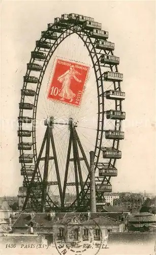AK / Ansichtskarte Paris La Grande Roue Paris