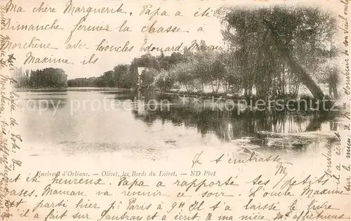 AK / Ansichtskarte Olivet_Loiret Les Bords du Loiret Olivet Loiret