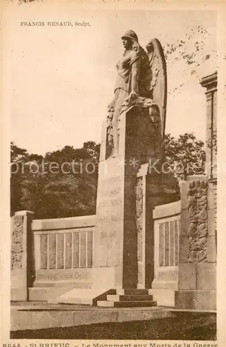 AK / Ansichtskarte Saint Brieuc_Cotes d_Armor Le Monument aux Morts de la Guerre Saint Brieuc_Cotes d