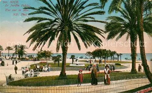 AK / Ansichtskarte Nice_06 Le Jardin Public 