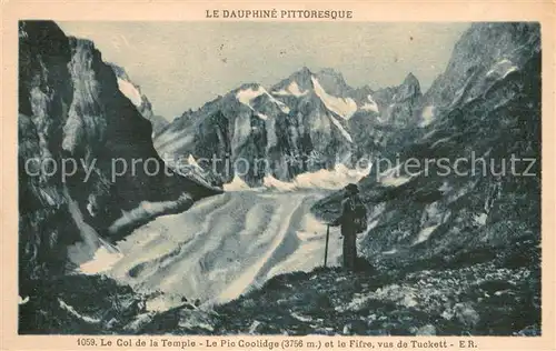 AK / Ansichtskarte Pic_Coolidge Le Col de la Temple et le Fifre vus de Tuckett Pic_Coolidge