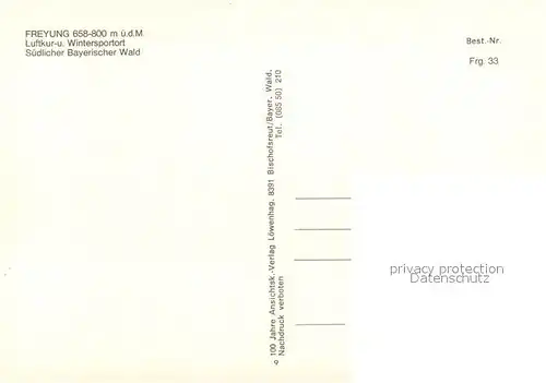 AK / Ansichtskarte Freyung  Freyung