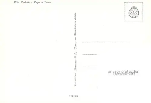AK / Ansichtskarte Lago_di_Como Villa Carlotta Lago_di_Como