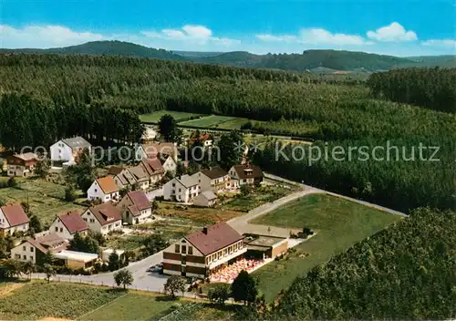 AK / Ansichtskarte Herbram Fliegeraufnahme Naturpark Eggebirge Herbram