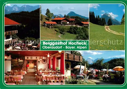 AK / Ansichtskarte Oberaudorf Berggasthof Hocheck Oberaudorf