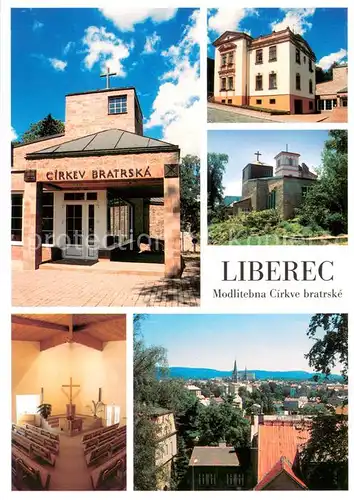 AK / Ansichtskarte Liberec Cirkev Bratrska Kirche Liberec