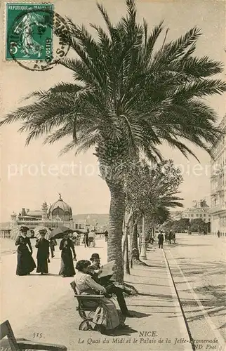 AK / Ansichtskarte Nice_06 Quai du Midi et Palais de la Jetee promenade 