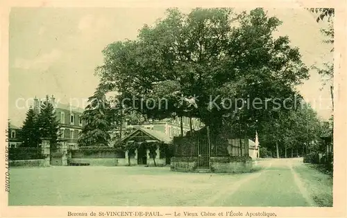AK / Ansichtskarte Saint Vincent de Paul_Landes Vieux chene et l Ecole Apostolique Saint Vincent de Paul
