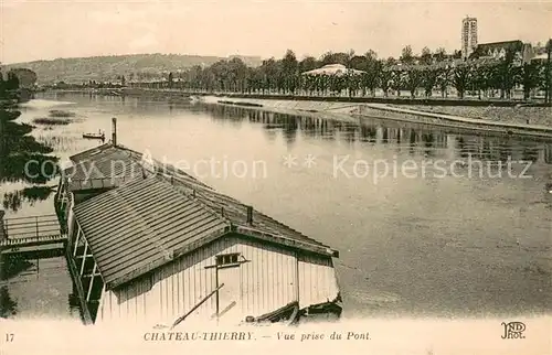 AK / Ansichtskarte Chateau Thierry Vue prise du pont Chateau Thierry