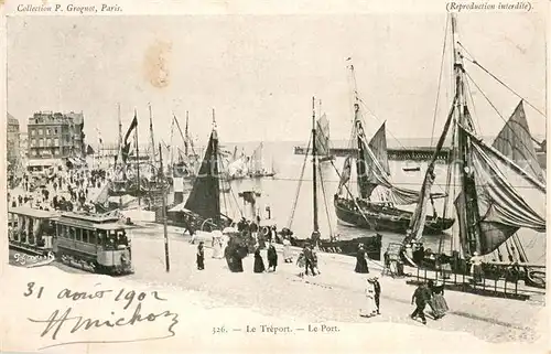 AK / Ansichtskarte Le_Treport Le port Barques de peche Le_Treport