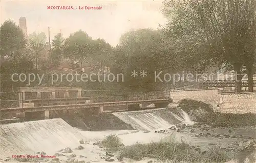 AK / Ansichtskarte Montargis_Loiret Le Deversoir Montargis Loiret