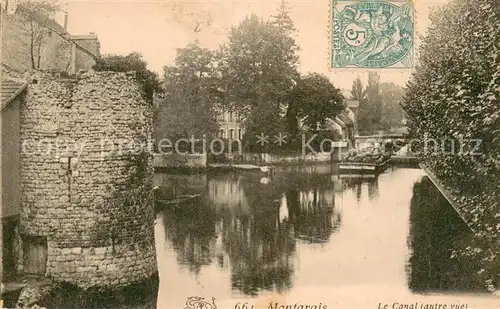 AK / Ansichtskarte Montargis_Loiret Le canal Montargis Loiret