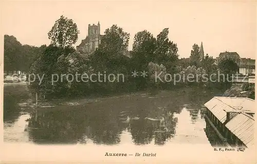 AK / Ansichtskarte Auxerre Ile Darlot Auxerre