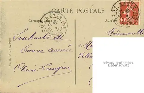 AK / Ansichtskarte Manosque Vue generale a travers le chemin du Mont Dore Manosque