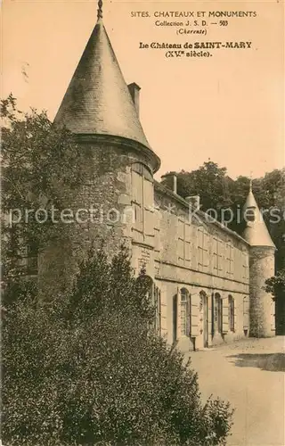 AK / Ansichtskarte Saint Mary Chateau XVe siecle Saint Mary