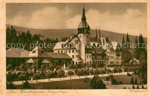 AK / Ansichtskarte Bad_Flinsberg_Isergebirge Kurhaus Bad_Flinsberg_Isergebirge