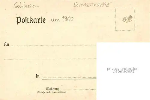 AK / Ansichtskarte Schneekoppe_Snezka Blick von der Koppe in den Riesengrund Schneekoppe Snezka